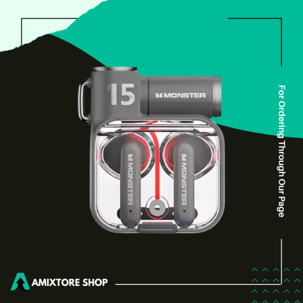 Écouteur XKT15 sans fil Bluetooth Monster 5.3 gris
