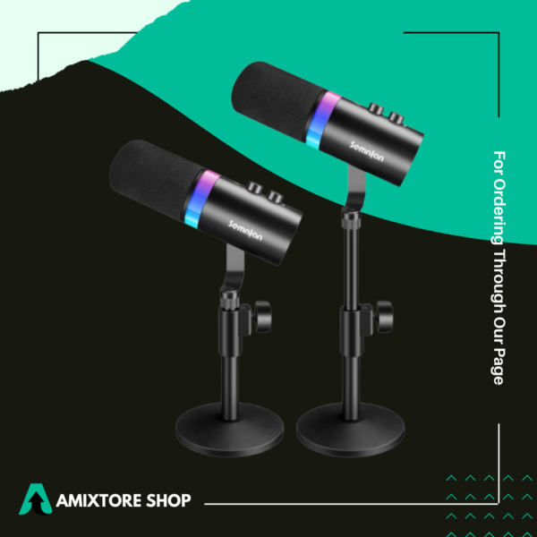SEMNLAN USB/XLR Microphone dynamique LM20