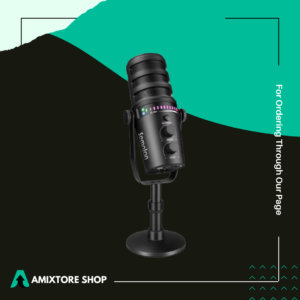 SEMNLAN-Microphone dynamique LM10 pour podcasting statique