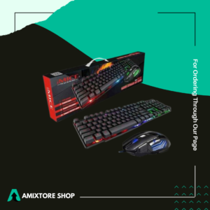 IMICE Clavier Et Souris AN-300 104 Touches Etanche Et Rétro-éclairé