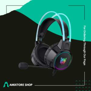 Casque de jeu ONIKUMA X15 Pro  filaire avec son surround et effet d'éclairage RVB