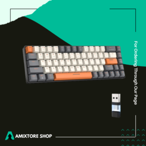Clavier mécanique sans fil ZIYOULANG K68 2.4G / Mode double Bluetooth 68 touches