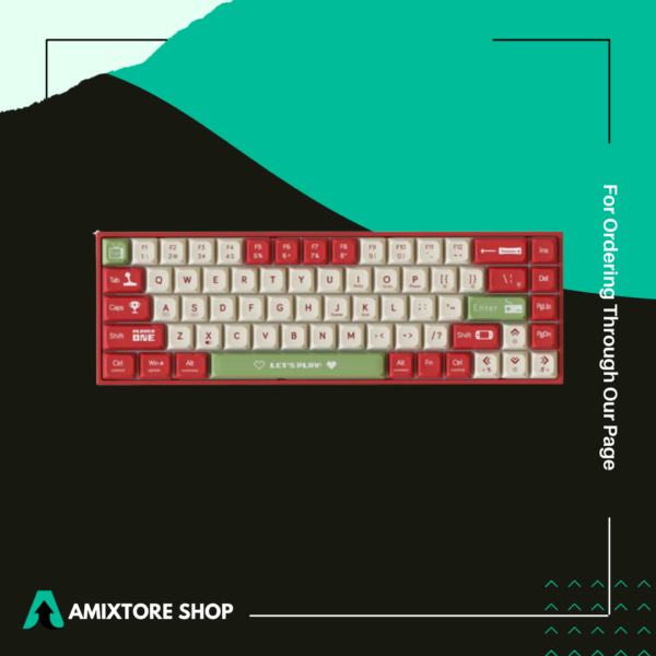 AJAZZ AK680 Clavier de Jeu mécanique sans fils à 65%