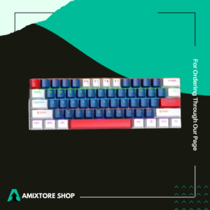 Clavier de jeu mécanique rétroéclairé RGB T-WOLF T60 USB filaire 63 touches