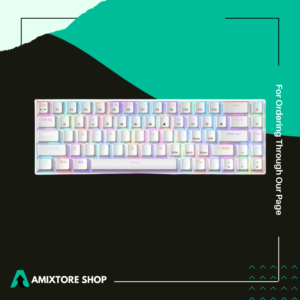 ZIFRIEND TK68 Clavier de jeu mécanique portable 60 % rétroéclairé à LED