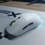 HXSJ T20 2.4G Wireless RGB Mouse – 6 Buttons, Adjustable DPI, PAW3212 Optical Sensor, Rechargeable Battery, Ergonomic Design for Office and Gaming (White)