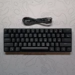 WY-61 60% Layout Mechanical Keyboard – Blue Switches, RGB LED Backlight, 61 Keys Mini Gaming & Office Keyboard for PC (Black) - Image 5