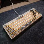 Golden Lion GI68 65% Hot-Swappable Full RGB Mechanical Gaming Keyboard – Red Outemu Switches, USB-C, Compact Design (White) - Image 3