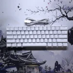 WY-61 60% Layout Mechanical Keyboard – Blue Switches, RGB LED Backlight, 61 Keys Mini Gaming & Office Keyboard for PC (White) - Image 4