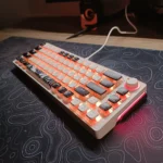 Golden Lion GI68 65% Hot-Swappable Full RGB Mechanical Gaming Keyboard – Red Outemu Switches, USB-C, Compact Design (White) - Image 5