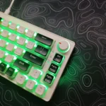 Golden Lion GI68 65% Hot-Swappable Full RGB Mechanical Gaming Keyboard – Red Outemu Switches, USB-C, Compact Design (White) - Image 6