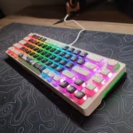 Golden Lion GI68 65% Hot-Swappable Full RGB Mechanical Gaming Keyboard – Red Outemu Switches, USB-C, Compact Design (Black)