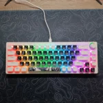 Golden Lion GI68 65% Hot-Swappable Full RGB Mechanical Gaming Keyboard – Red Outemu Switches, USB-C, Compact Design (Black) - Image 2