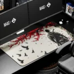 M4G Mouse pad White&Beige AS 900x400mm/4mm - Image 2