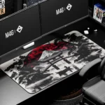 M4G Mouse pad White&red TX 900x400mm/4mm - Image 2