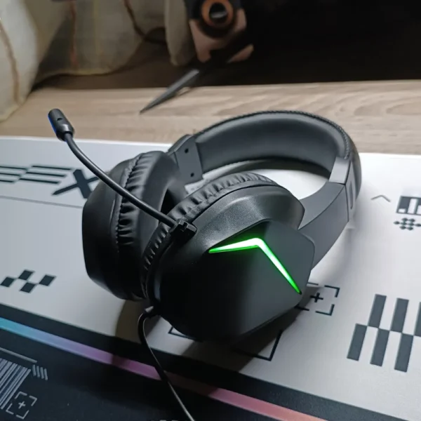 X15 USB RGB Gaming Headset – Comfortable Over-Ear Design, Padded Ear Cups, USB-Powered RGB Lighting, for PC & Laptop