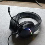 H21 Hybrid RGB Gaming Headset – Dual Plug Connection (USB + Audio & Mic Jacks), Comfortable Over-Ear Design, Vibrant RGB Lighting, for PC & Laptop