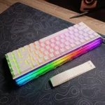 AULA HERO 68HE Magnetic Switch 65% Gaming Keyboard – Rapid Trigger, 8K Polling Rate, RGB Front Box Design, Hot-Swappable, Programmable via Web Driver (Wired)