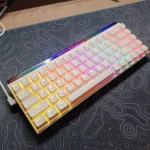 AJAZZ NK68 65% Wired Mechanical Gaming Keyboard – Red Switches, RGB Front Box, Shine-Through Keycaps, Tray-Mounted Design, NKRO, for Windows/Mac/Android - Image 2