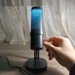 SEMNLAN SP12 USB Microphone – RGB Streaming Mic with Touch-Mute, Headphone Monitoring, Volume Control & Plug-and-Play Design for PC & Mac - Image 2