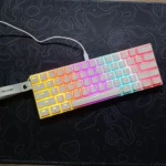 AJAZZ NK61 60% Hot-Swappable Mechanical Keyboard – Red Switches, RGB Backlight, Wired Connection, Compact 61-Key Design, with Keyboard Strap - Image 3