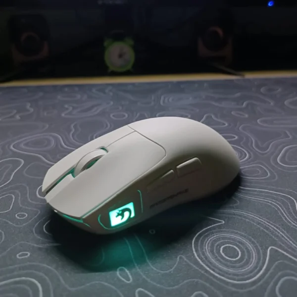 MAMBASNAKE M4 Ultra-Light Wireless Gaming Mouse, 53 g, PAW3311 Sensor, 24000 DPI, Tri-Mode Bluetooth/2.4G/Wired, RGB Lighting, 400 mAh Battery