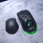 HXSJ T26 Dual-Mode Wireless Gaming Mouse – Bluetooth 5.1 & 2.4G, 4800 DPI, RGB Lighting, Interchangeable Covers, Rechargeable Battery (Black) - Image 4