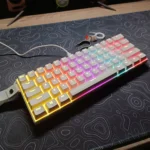 AJAZZ NK61 60% Hot-Swappable Mechanical Keyboard – Red Switches, RGB Backlight, Wired Connection, Compact 61-Key Design, with Keyboard Strap - Image 4