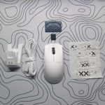 ATTACK SHARK X1 Tri-Mode Gaming Mouse – PAW3395PRO Sensor, RGB Touchpad Charging Dock, Omron Switches, 40000 DPI, Ultra-Light 53g, Bluetooth / 2.4G / Wired (White) - Image 5