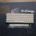 AJAZZ NK61 60% Hot-Swappable Mechanical Keyboard – Red Switches, RGB Backlight, Wired Connection, Compact 61-Key Design, with Keyboard Strap - Image 7