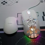 T-WOLF G520 RGB Wired Gaming Mouse – 12,800 DPI Adjustable, Double Cover Design, 13 RGB Lighting Modes, 7 Buttons (White)