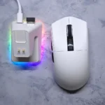 G9 Pro M4G × FuryCube Ultra-Lightweight Wireless Gaming Mouse – Up to 22000 DPI, PAW3311 Sensor (White)