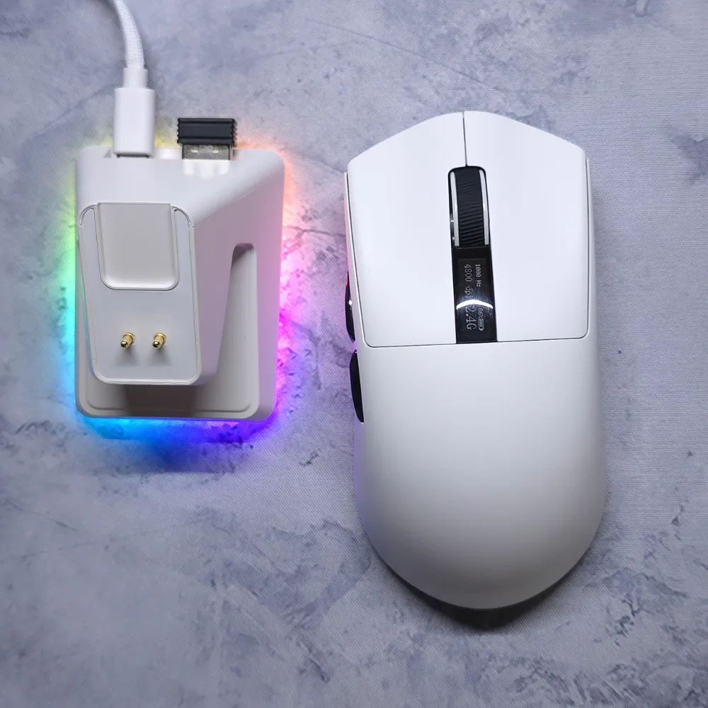 1_result G9 Pro M4G × FuryCube Ultra-Lightweight Wireless Gaming Mouse – Up to 22000 DPI, PAW3311 Sensor (White) - Image 1