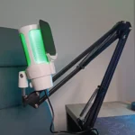 M8 USB Gaming Condenser Microphone – RGB Desktop Mic, Quick Mute, Plug & Play for PC, Laptop, & Mac (White) - Image 2