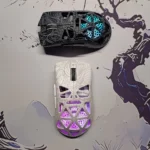 G11 M4G × FuryCube Ultra-Lightweight Wireless Gaming Mouse – 22000 DPI, PAW3311 Sensor, RGB, Tri-Mode Connection (White) - Image 2