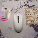 G9 Pro M4G × FuryCube Ultra-Lightweight Wireless Gaming Mouse – 22000 DPI, PAW3311 Sensor (White) - Image 2