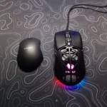 T-WOLF G520 RGB Wired Gaming Mouse – 12,800 DPI Adjustable, Double Cover Design, 13 RGB Lighting Modes, 7 Buttons (Black) - Image 3