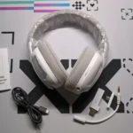 ATTACK SHARK L80 Tri-Mode Gaming Headset – 180g Lightweight, Bluetooth 5.3 / 2.4G Wireless / Wired, Detachable Mic, 40mm Drivers, 600mAh Battery (White) - Image 3