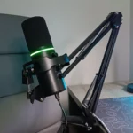 WM8 Dual-Mode USB & XLR Microphone – RGB Gaming Mic with Click-to-Mute, Volume Controls, Real-Time Monitoring, Plug & Play for PC & Laptop - Image 3