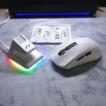 G9 Pro M4G × FuryCube Ultra-Lightweight Wireless Gaming Mouse – Up to 22000 DPI, PAW3311 Sensor (White) - Image 3