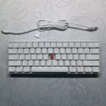 APAYADO K61 60% Wired Mechanical Keyboard – Compact 61-Key Layout, Smooth Red Switches, RGB Backlighting, Plug-and-Play Gaming Keyboard for PC & Laptop (White) - Image 3