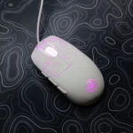 HXSJ S100 Wired Gaming Mouse – Lightweight Ergonomic Design, 3600 DPI Adjustable, 6 Buttons, 7-Color Backlight, Plug & Play Optical Mouse for PC & Laptop (White) - Image 4