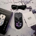 G11 M4G × FuryCube Ultra-Lightweight Wireless Gaming Mouse – 22000 DPI, PAW3311 Sensor, RGB, Tri-Mode Connection (Black) - Image 4