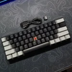 APAYADO K61 60% Wired Mechanical Keyboard – Compact 61-Key Layout, Smooth Red Switches, RGB Backlighting, Plug-and-Play Gaming Keyboard for PC & Laptop (Grey & Black) - Image 4