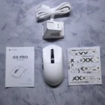 G9 Pro M4G × FuryCube Ultra-Lightweight Wireless Gaming Mouse – Up to 22000 DPI, PAW3311 Sensor (White) - Image 4