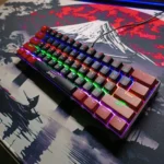 JEDEL KL69 60% Wired Mechanical Keyboard – Red Switches, Compact 61-Key Layout, RGB Backlighting, USB Plug & Play Keyboard for Gaming & Office Use (Red & Black) - Image 4