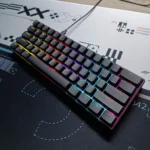 MK61 60% Wired Mechanical Keyboard – Red Switches, Compact Black Design, RGB Backlighting, 61-Key USB Plug & Play Keyboard for Gaming & Daily Use - Image 4