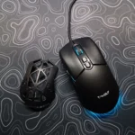T-WOLF G520 RGB Wired Gaming Mouse – 12,800 DPI Adjustable, Double Cover Design, 13 RGB Lighting Modes, 7 Buttons (Black) - Image 4