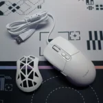 T-WOLF G520 RGB Wired Gaming Mouse – 12,800 DPI Adjustable, Double Cover Design, 13 RGB Lighting Modes, 7 Buttons (White) - Image 4