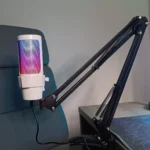 M8 USB Gaming Condenser Microphone – RGB Desktop Mic, Quick Mute, Plug & Play for PC, Laptop, & Mac (White) - Image 5